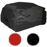 Футляр текстильный на чемодан, красный, 46х32х22см ((90) черный )