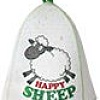 Шапка банная с принт."Овечка"Happy Sheep", войлок