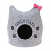 Домик для животных "Ушастик ONLY CATS", войлок, 46х46х43см