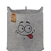 Органайзер для хранения "Корзинка "Смайл с языком", 40х32х44см, 32л