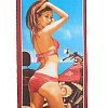 Полотенце "Девушка", 150х75см