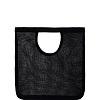 Сумка "Шоппер", air-mesh, черный, 40х40см